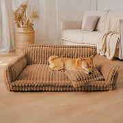 NuzzlyPet Fluffy Dog Pillow Sofa Bed