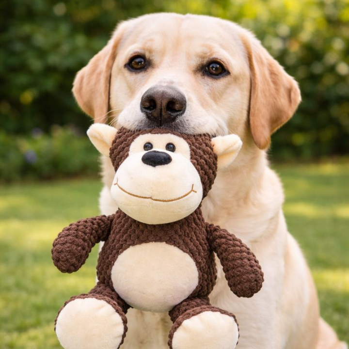 NuzzlyPet Tough Plush Dog Chew Toy