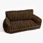 NuzzlyPet Fluffy Dog Pillow Sofa Bed