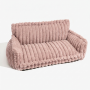 NuzzlyPet Fluffy Dog Pillow Sofa Bed
