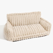NuzzlyPet Fluffy Dog Pillow Sofa Bed