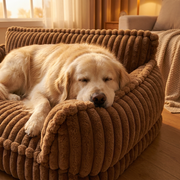 NuzzlyPet Fluffy Dog Pillow Sofa Bed