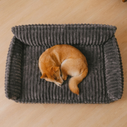 NuzzlyPet Fluffy Dog Pillow Sofa Bed